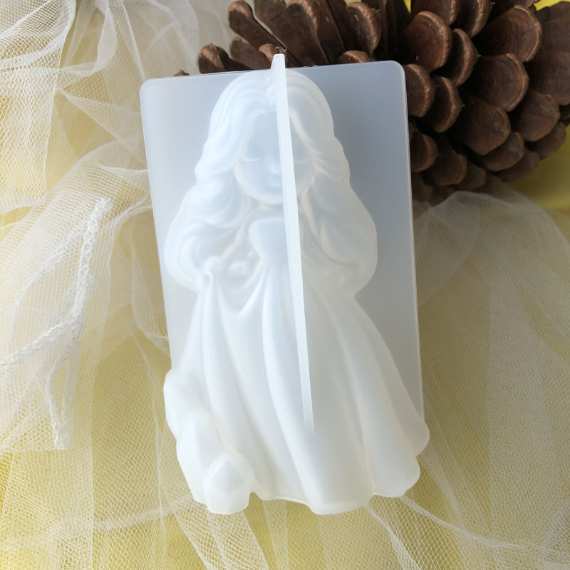 Soap Making Kit - 3D Cute Princess Silicone Candle Mould