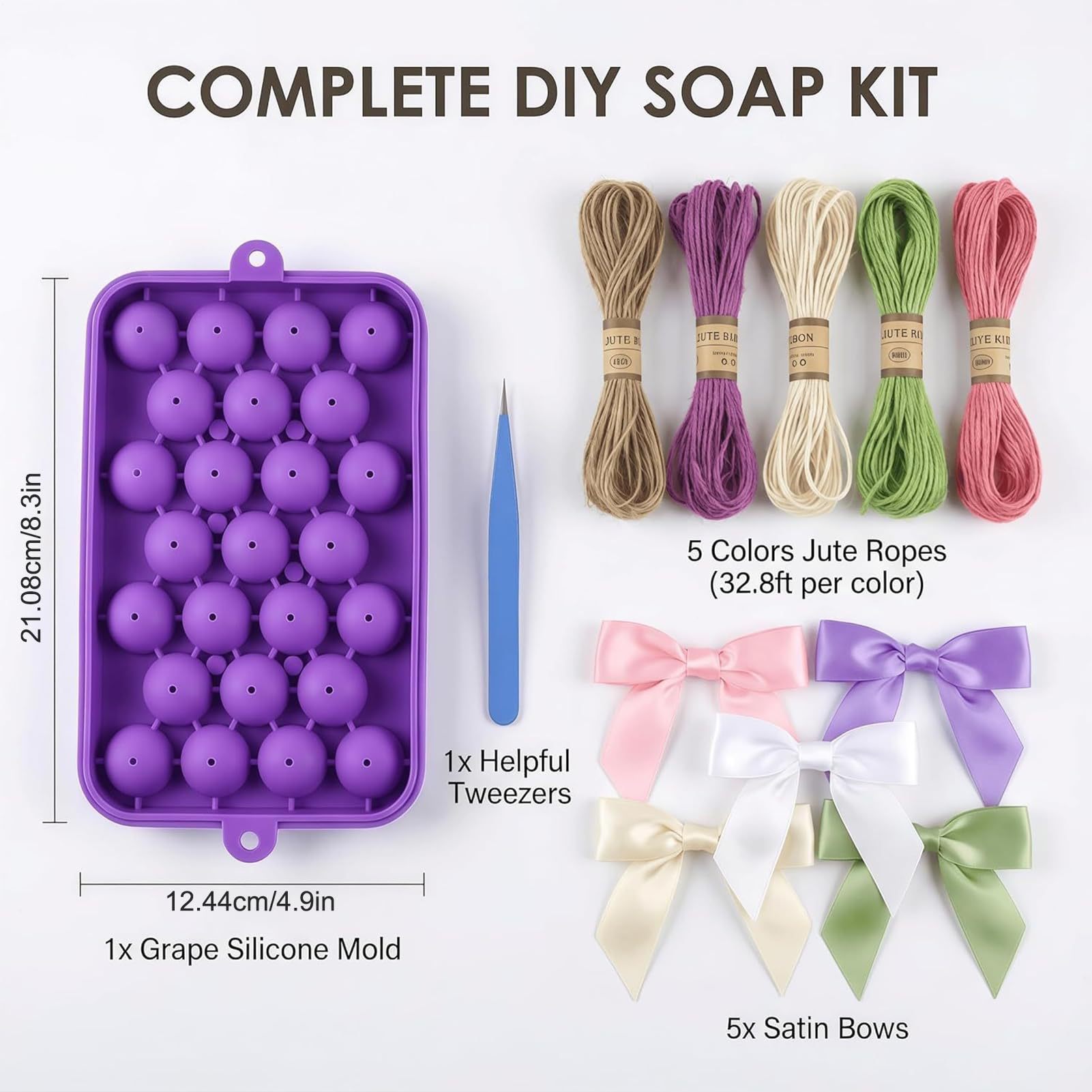 Soap Making Hobby - Creative Grape Soap Mold DIY Craft