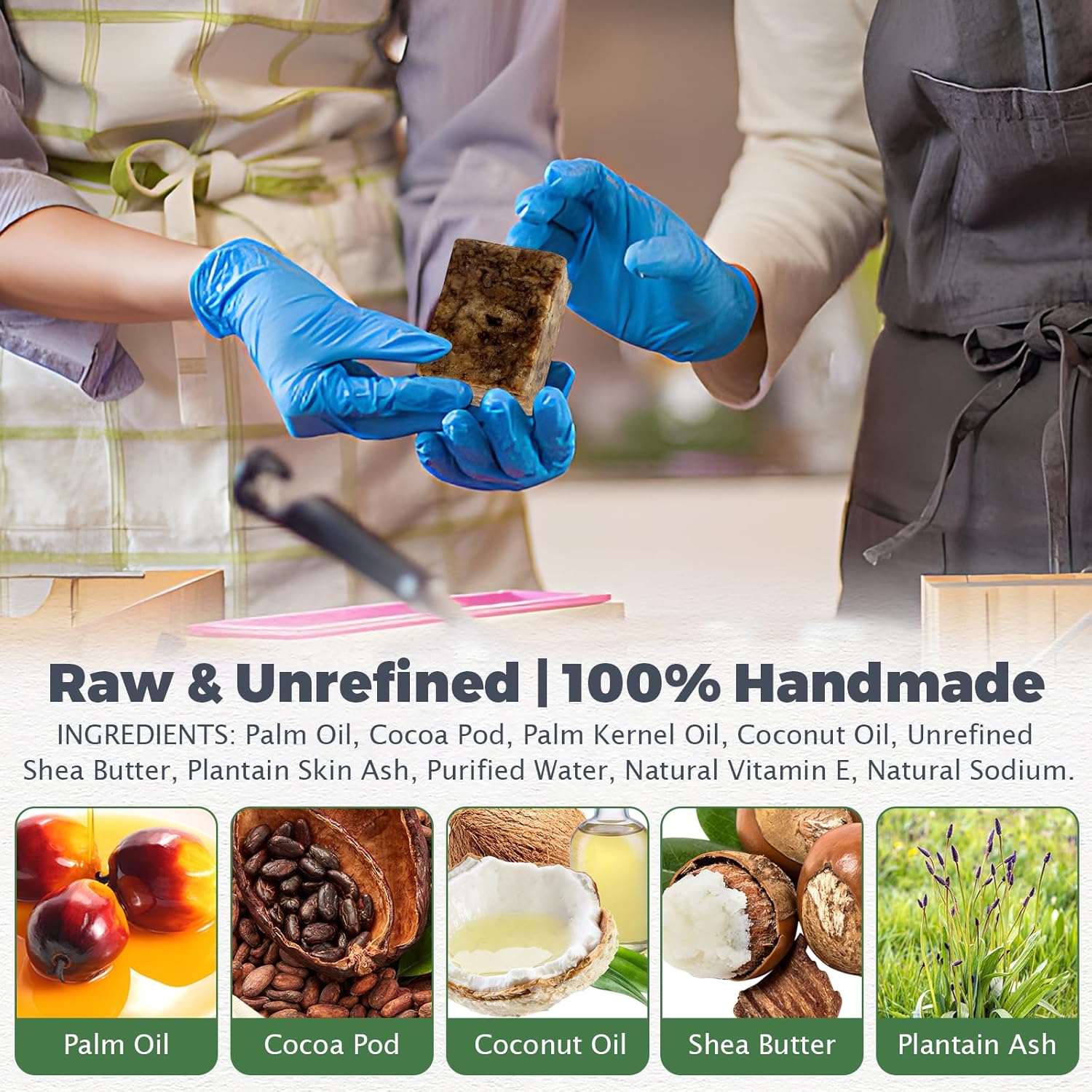 Raw African Black Soap for Oil - Coconut Oil Refined review and price