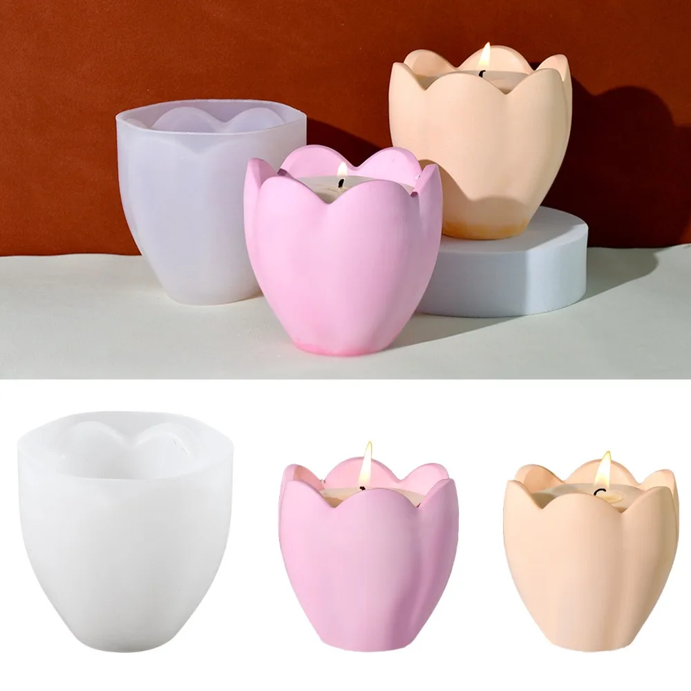 Tulip Candle Holder Silicone M - Soap Making Books review and price