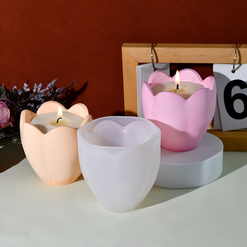 Tulip Candle Holder Silicone M - Soap Making Books review and price