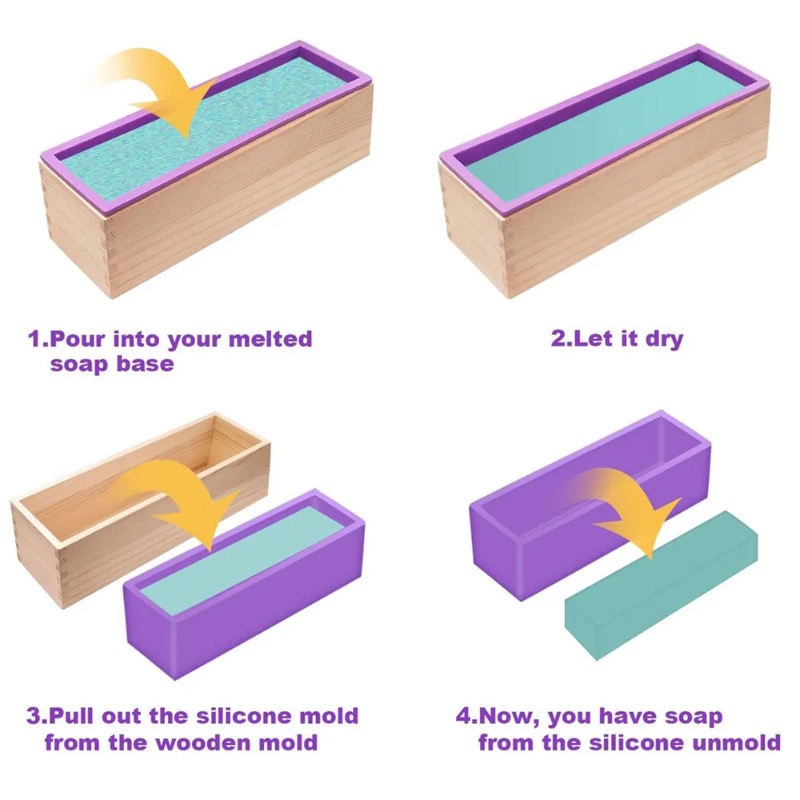 Flexible Silicone Soap Mold Re - Soap Making Books review and price