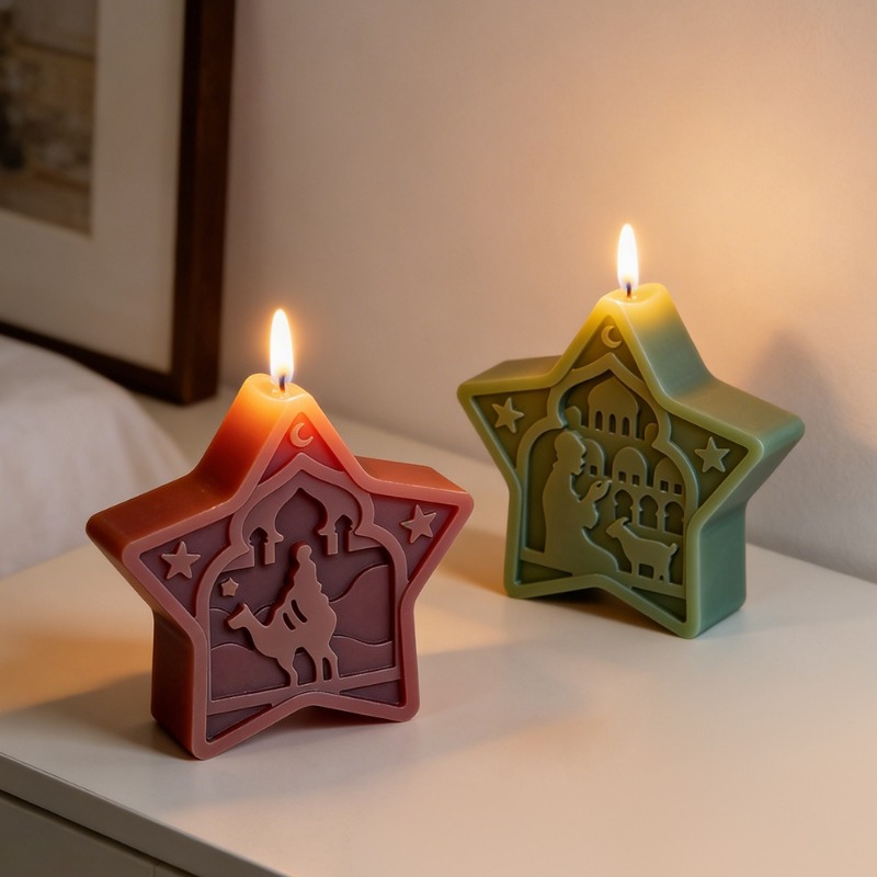mosque candle mold soft star m - Soap Making Gel review and price