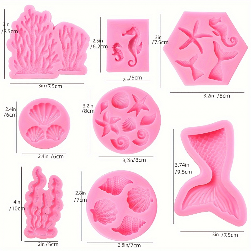 One Set8Seal fairy-shaped sili - Soap Making Gel review and price