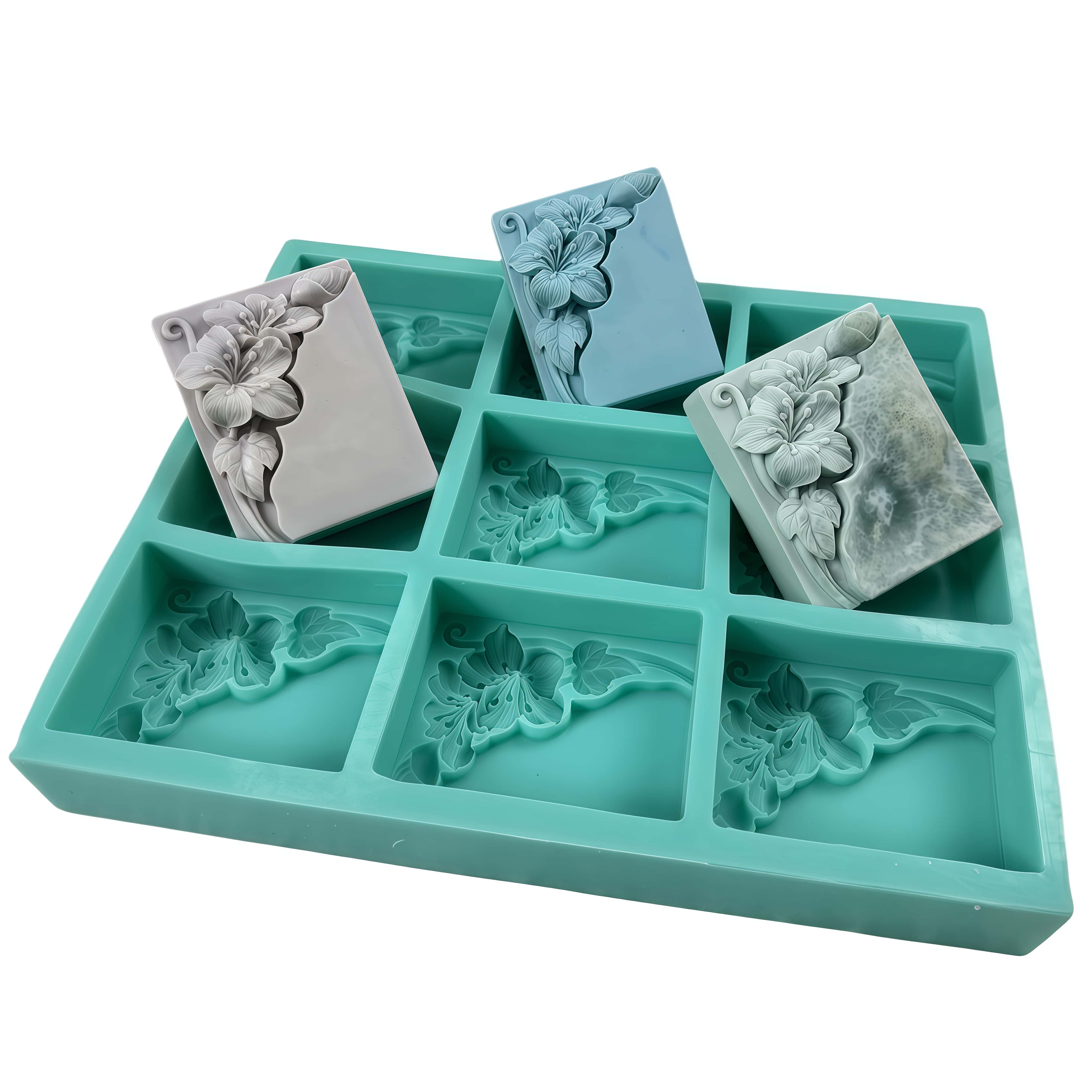 9 Cavities Tung Flower Soap Mo - Soap Making Books review and price