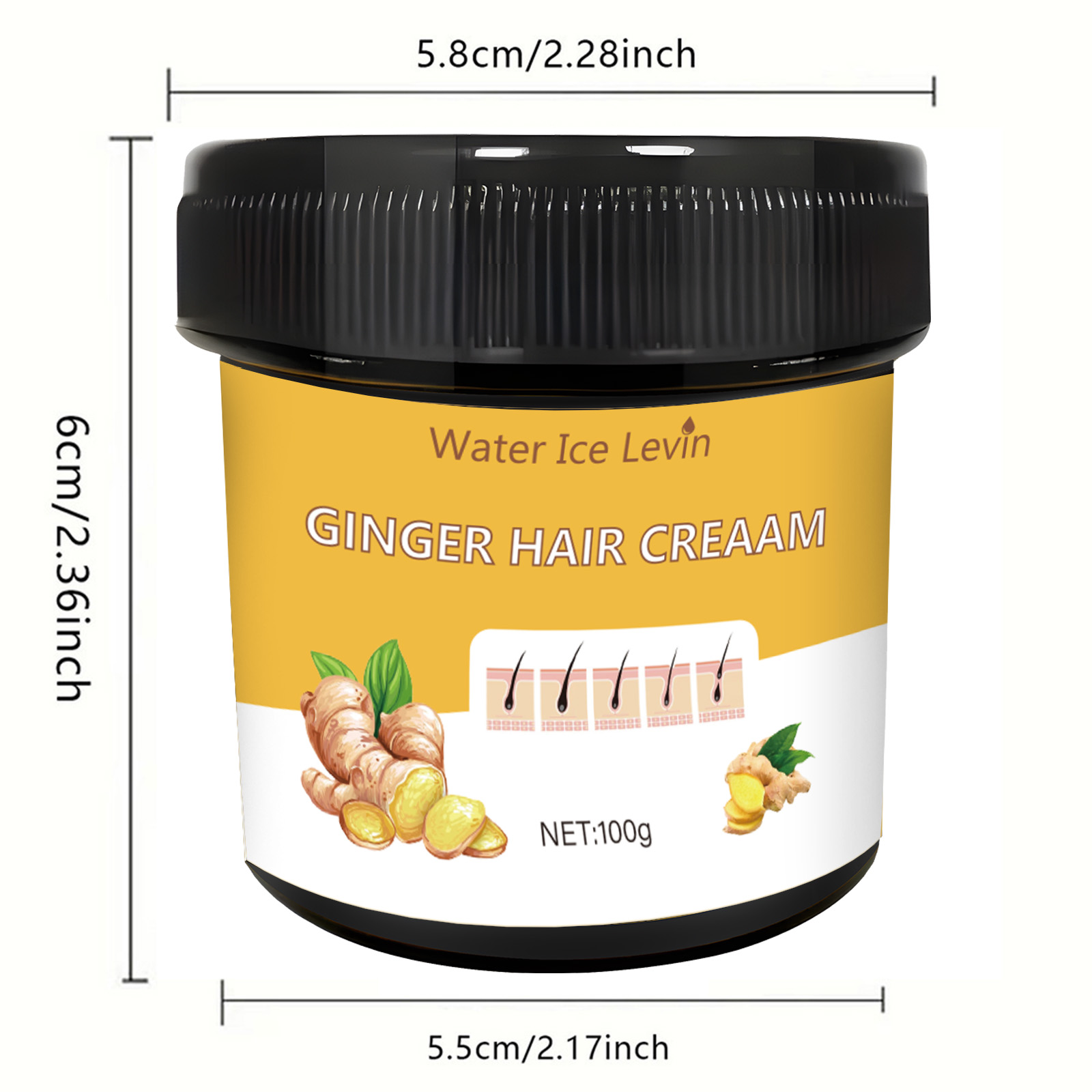 Ginger-Scented Hair Cream, a M - Coconut Oil Refined review and price