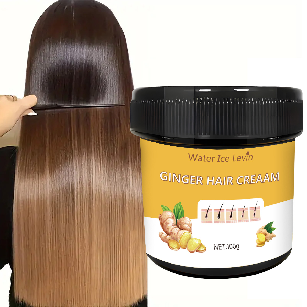 Ginger-Scented Hair Cream, a M - Coconut Oil Refined review and price
