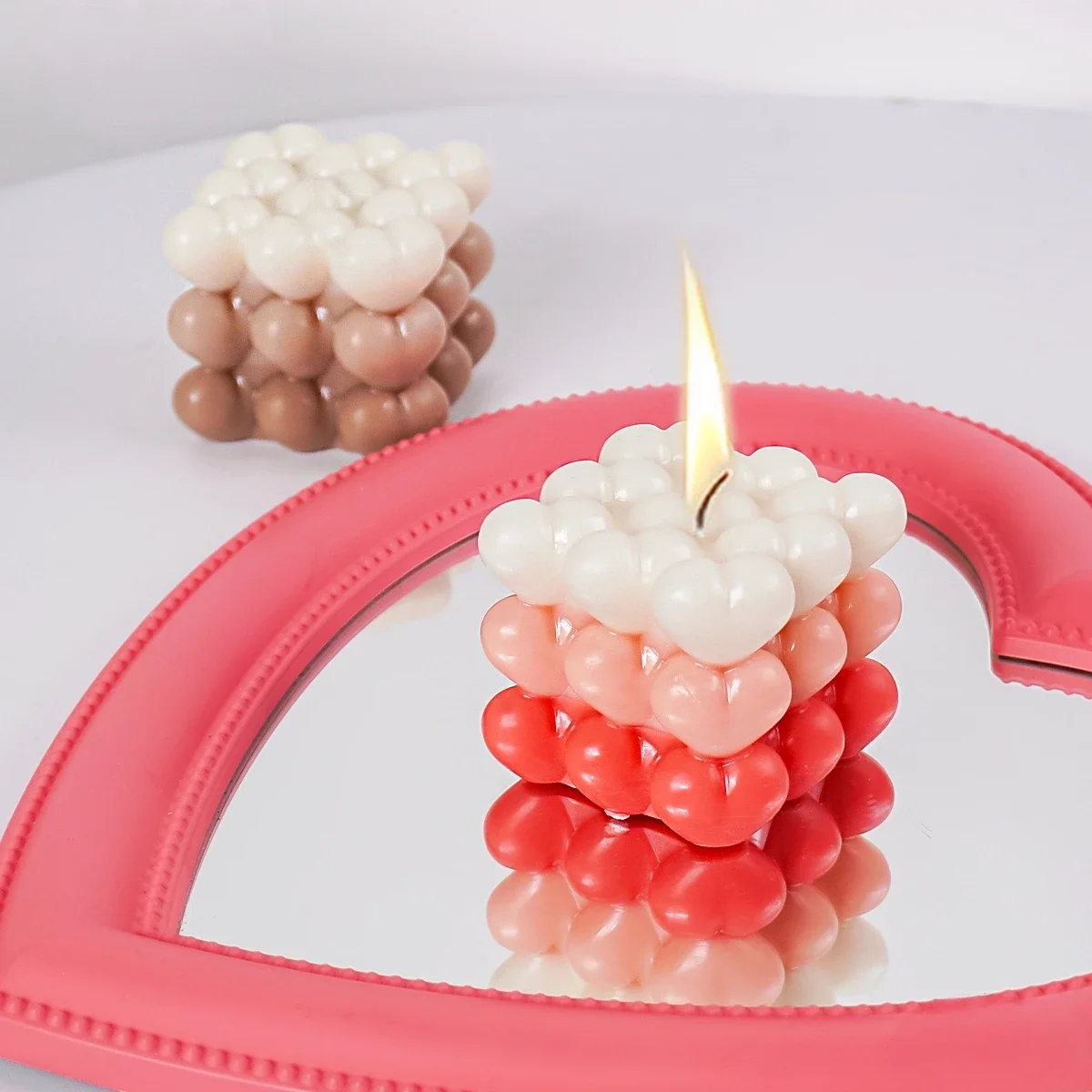 love bubble candle silicone mo - Soap Making Gel review and price