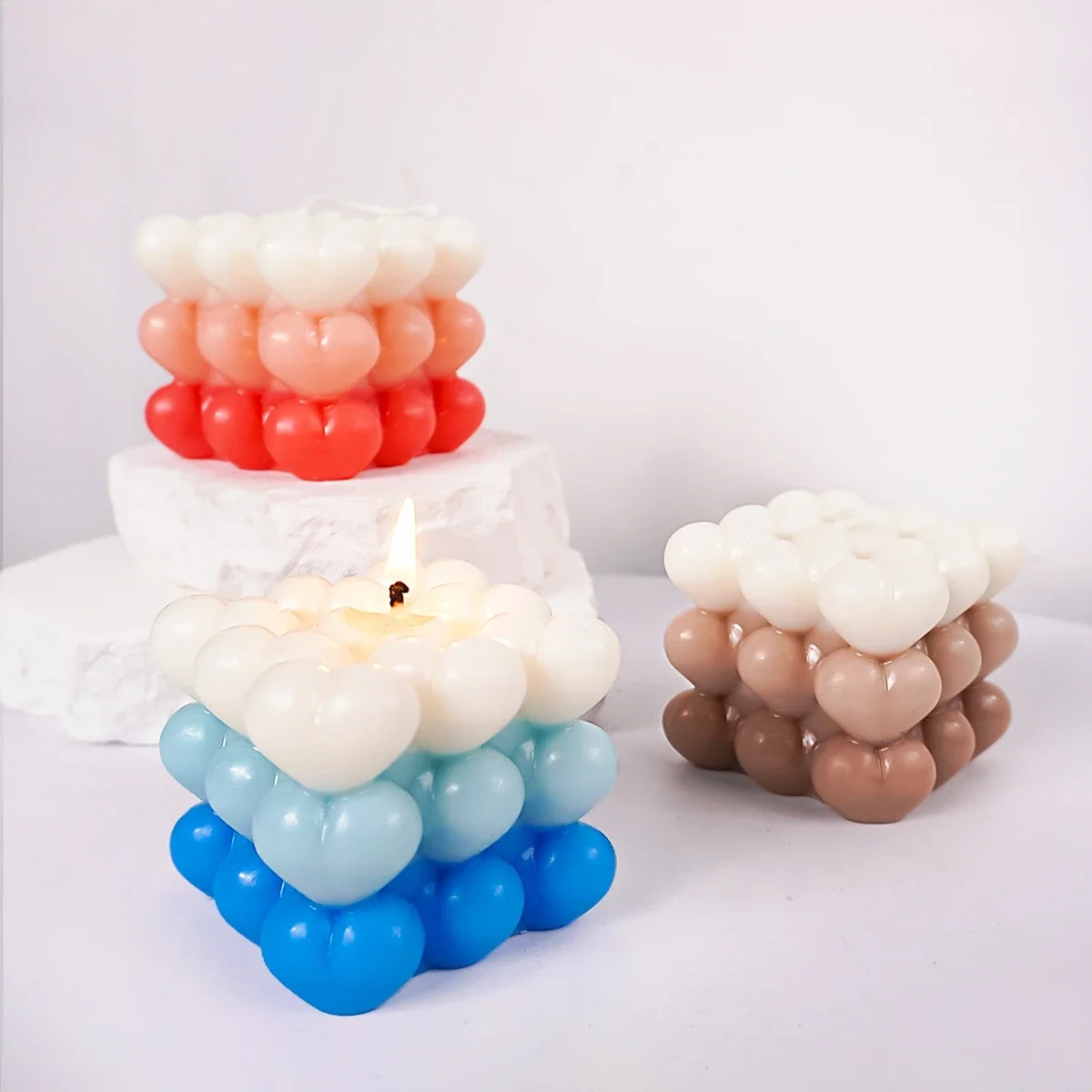 love bubble candle silicone mo - Soap Making Gel review and price