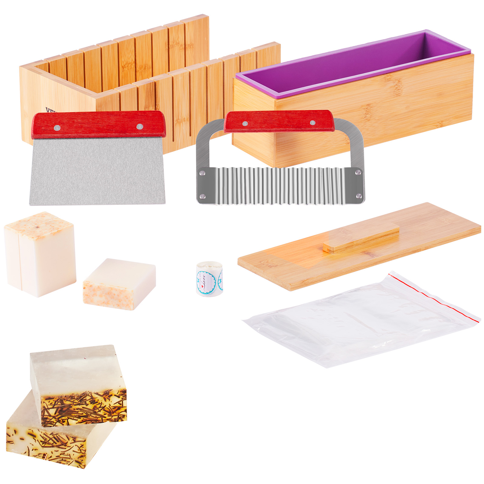 VEVOR Soap Making Kit Bamboo C - Soap Making Books review and price