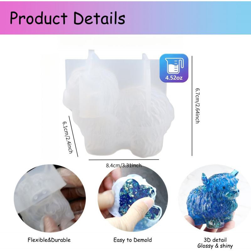 1 Pieces3DSilicone mold in the - Soap Making Gel review and price