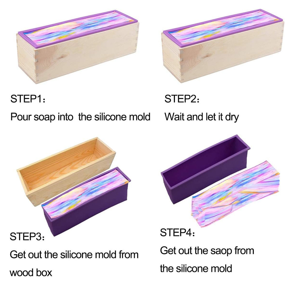 1.2L Silicone Soap Molds Kit 4 - Soap Making Books review and price
