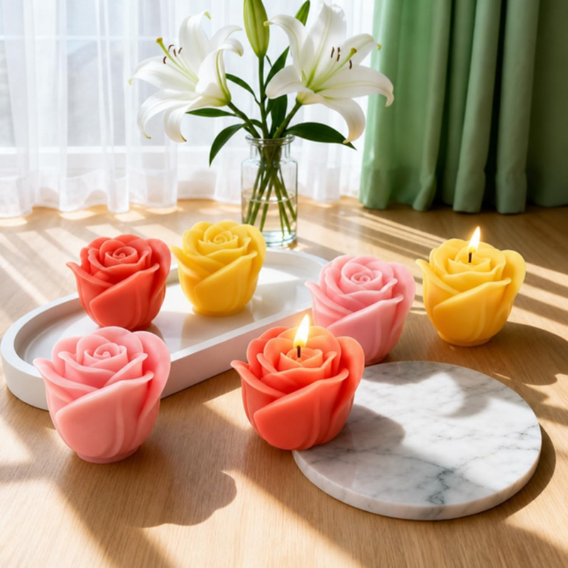 1 Pieces3DRose silicone mold，F - Soap Making Gel review and price
